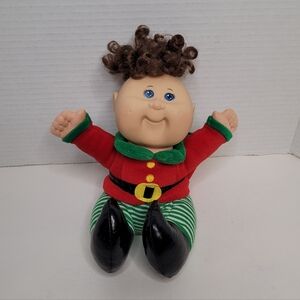 Cabbage Patch Kids Snugglies Christmas Elf Doll 2010